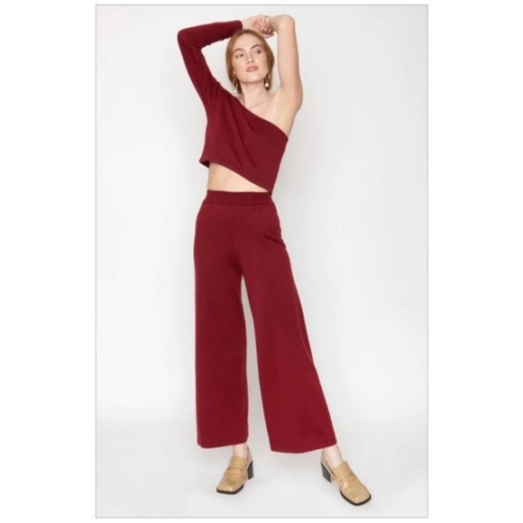 🛑CLEARANCE🛑Revolve/Callahan Lora Long Sleeve Top in Bloodstone (Wine Red) NEW! - Picture 3 of 9